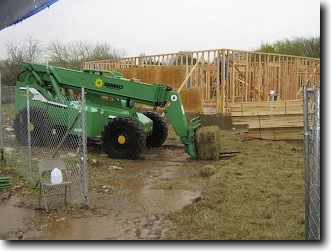 Working in the rain